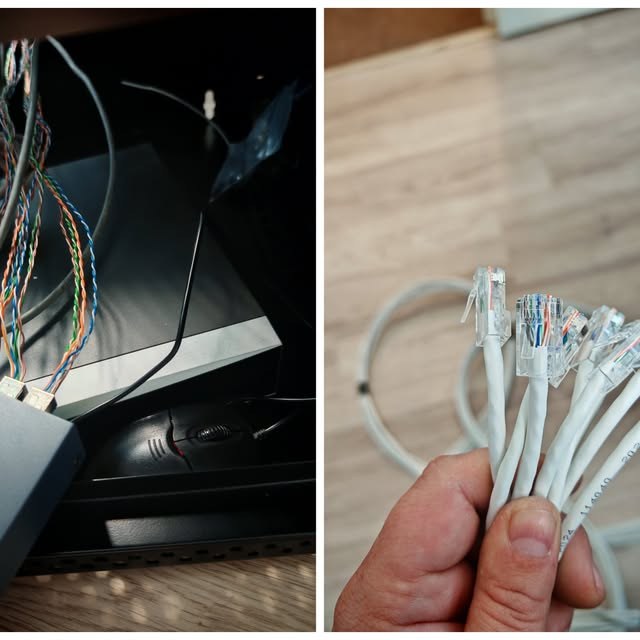 Cabluri UTP cu conectori RJ45